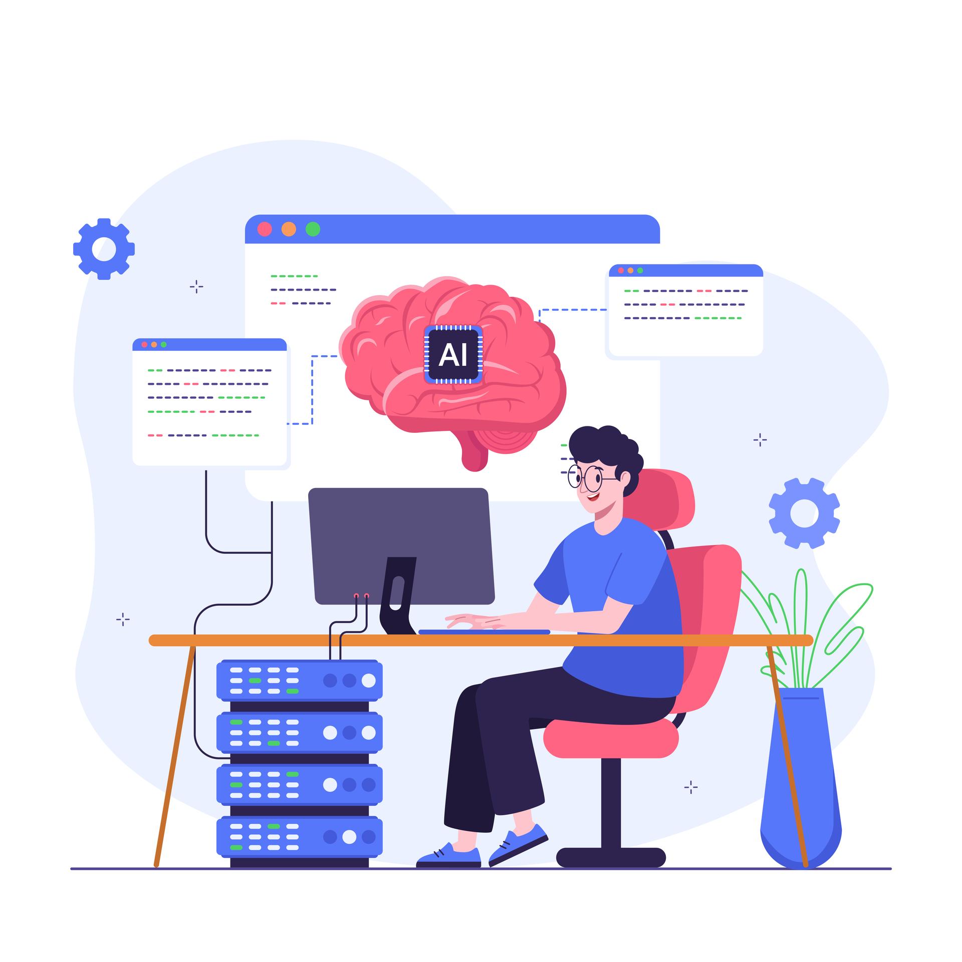 AI development service image