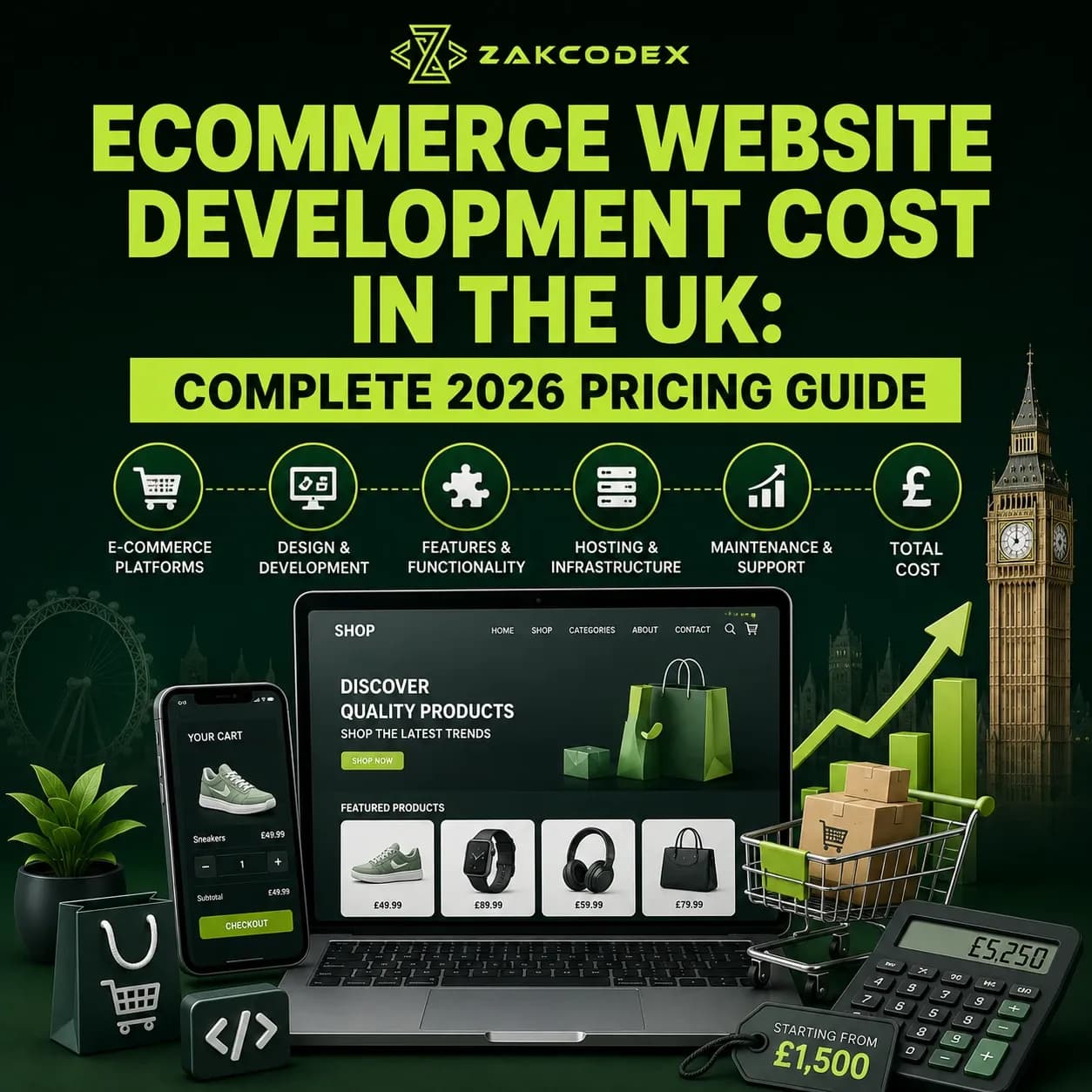 Ecommerce Website Development Cost in the UK: Complete 2026 Pricing Guide